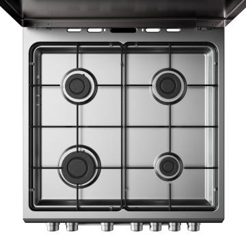 Cuisinière Mixte BME62401XA - Inox - Chaleur brassée