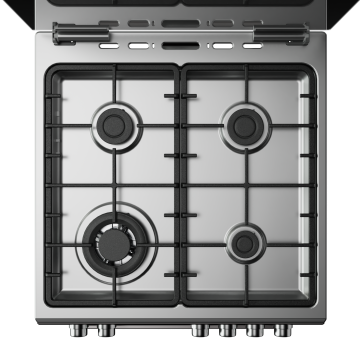 Cuisinière Mixte BMC62421XA - Inox - Chaleur brassée
