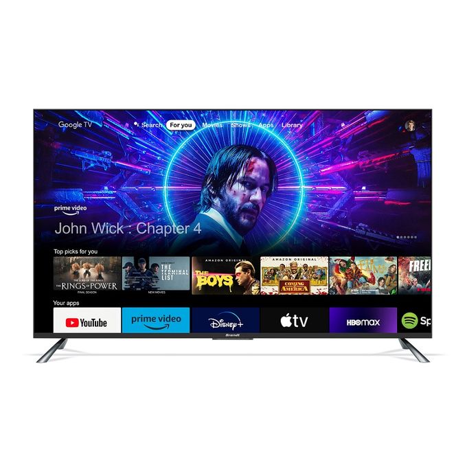 Brandt MINI-LED Google TV 65" QLED UHD 4K - H8 Series – BA65H800G – Noir + Smart TV 43" FHD BA43H500S OFFERT