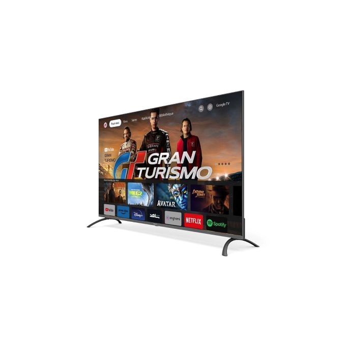 Brandt MINI-LED Google TV 65" QLED UHD 4K - H8 Series – BA65H800G – Noir + Smart TV 43" FHD BA43H500S OFFERT