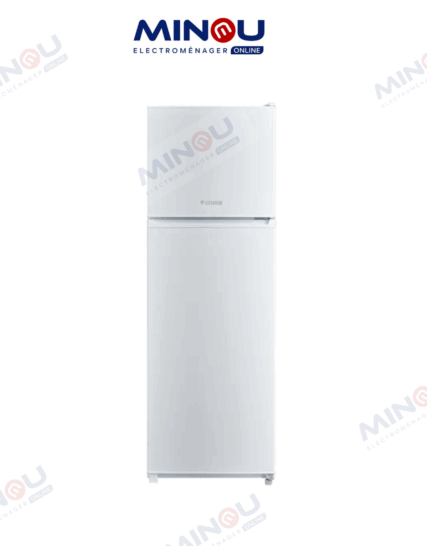 Réfrigérateur CRISTOR Double porte Defrost – 294 L – BLANC
