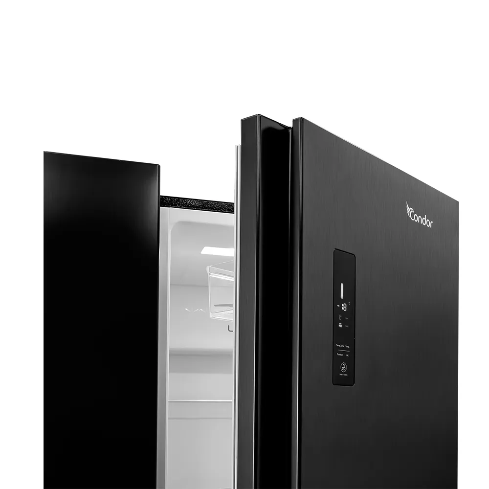 Réfrigérateur Side by side Condor – 640 L – Inverter – Nofrost- Inox