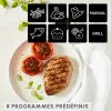 Air Fryer MOULINEX Dual Easy Fry & Grill EZ905B20-2500W – 8 programmes – 2 Tiroir- 8.3L