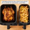 Air Fryer MOULINEX Dual Easy Fry & Grill EZ905B20-2500W – 8 programmes – 2 Tiroir- 8.3L
