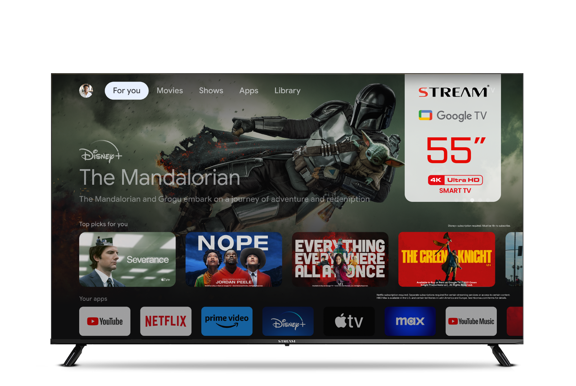 55" Google TV UHD (4K)