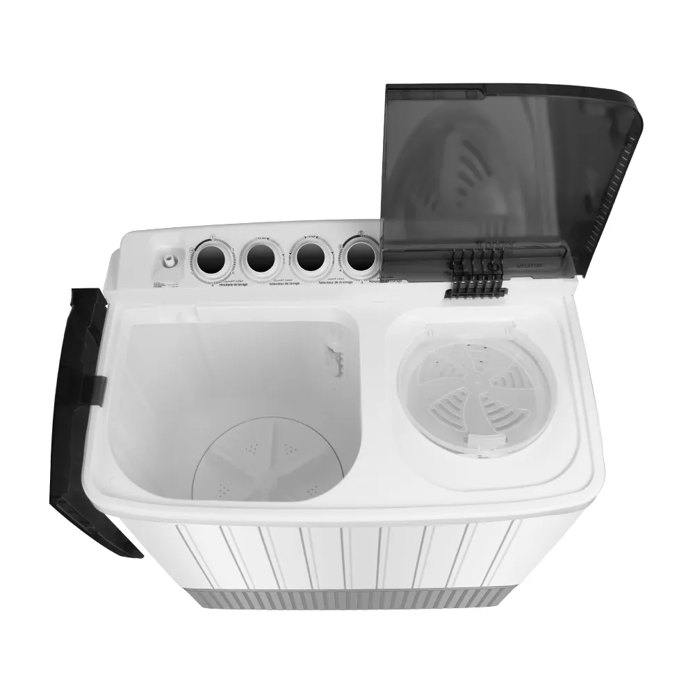 Machine à Laver CONDOR TULIPE Semi-Automatique Double bacs – 13kg lavage – Noire
