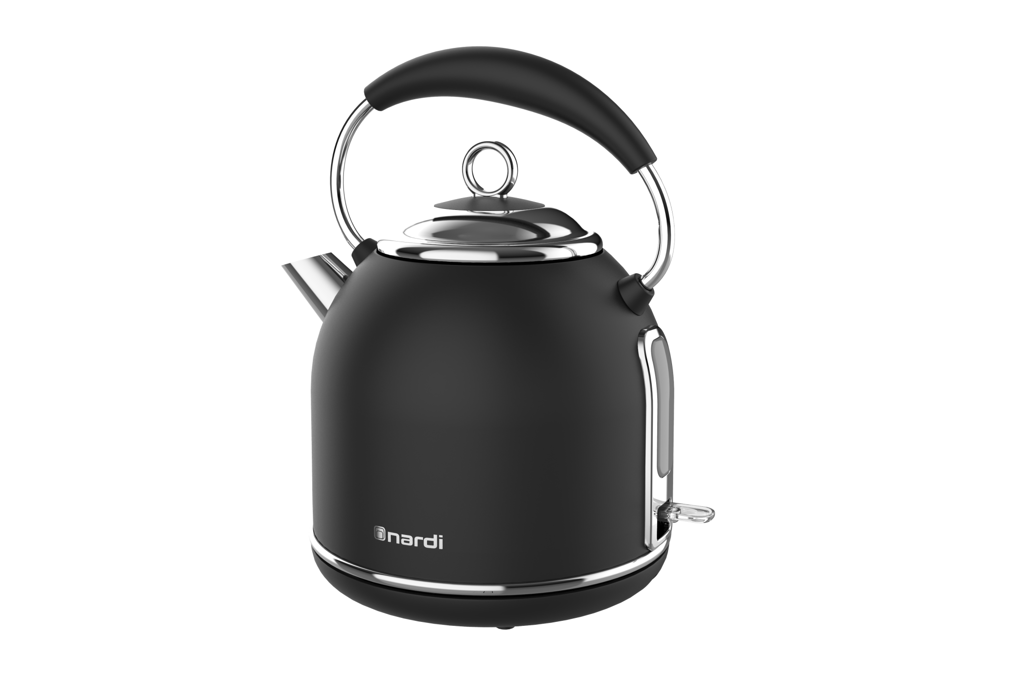 Bouilloire NARDI Rétro – Noir – Sans fil – 1,7 Lt – 2200W